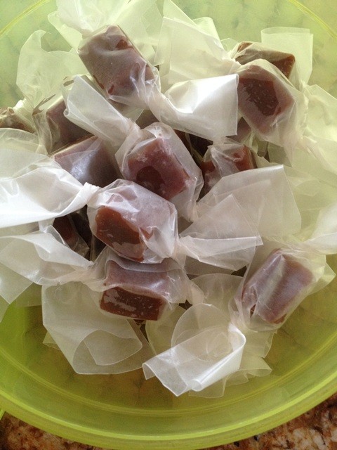 wrapped caramels